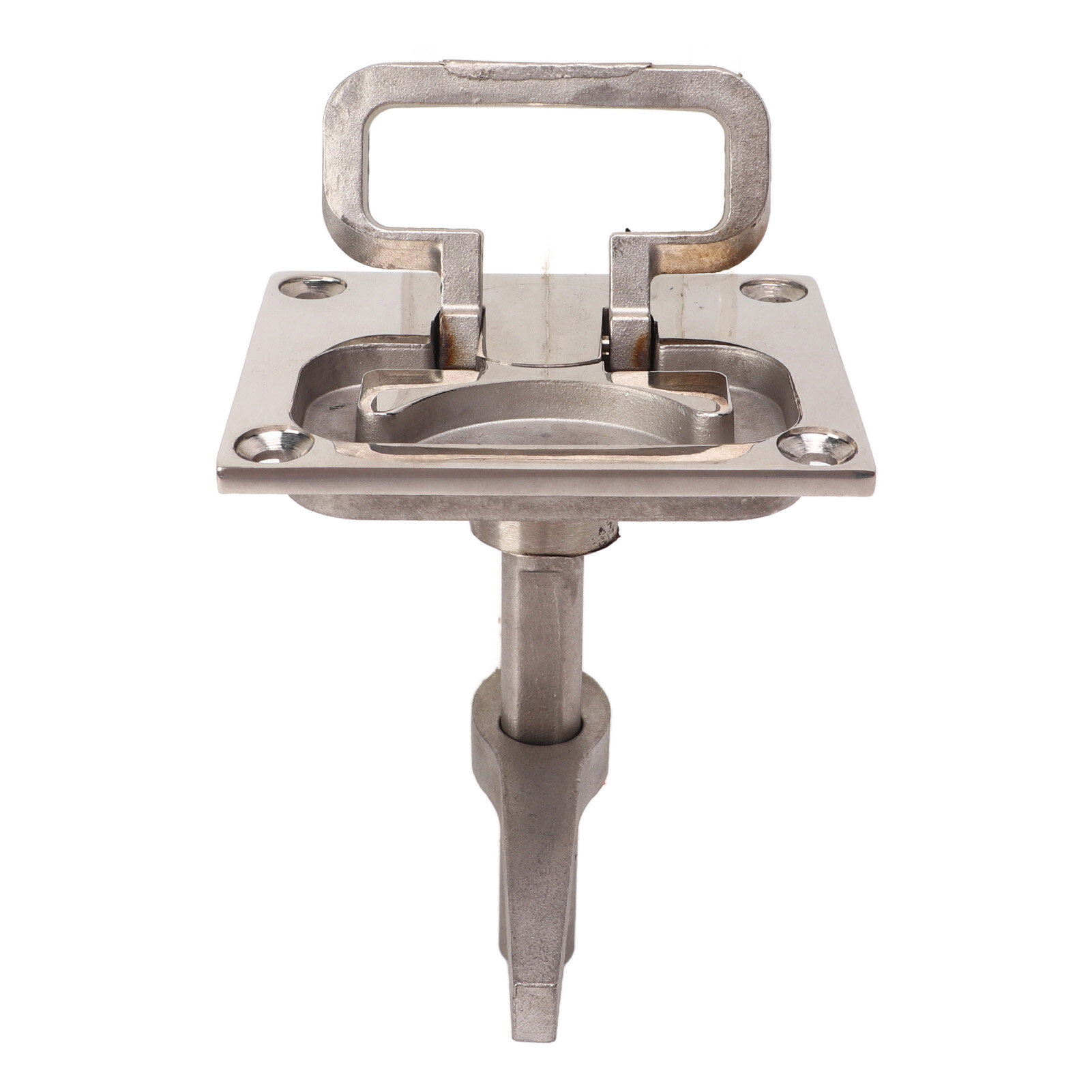 Фиксатор с поднятием для люков из нержавеющей стали 316 67x79мм с замком для яхт и судов