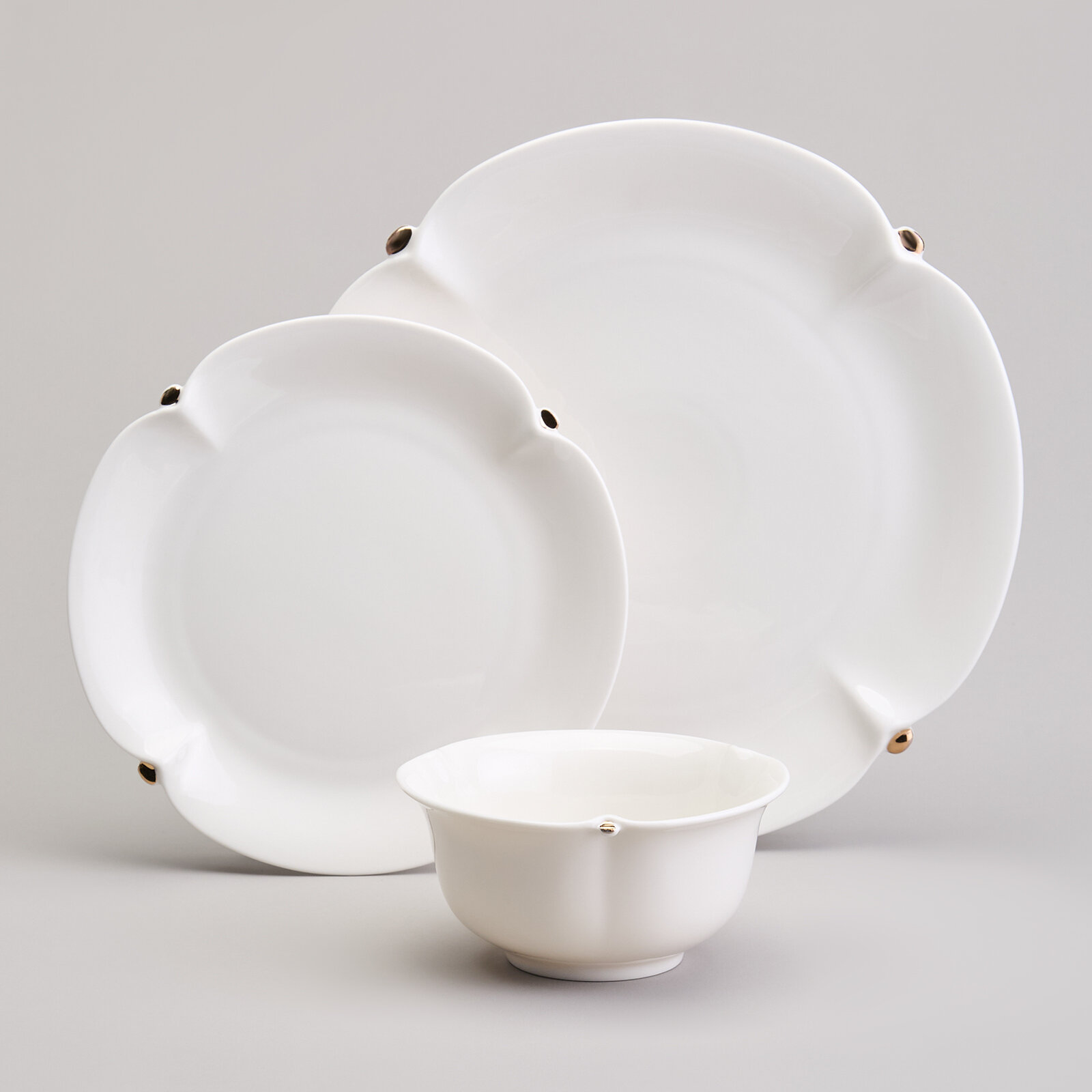 Набор для завтрака 3 пр. Lefard sunday золотой KSG-359-911