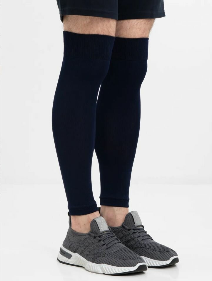 Гетры спортивные POV TRIC, размер 32-37, синий — фото 1