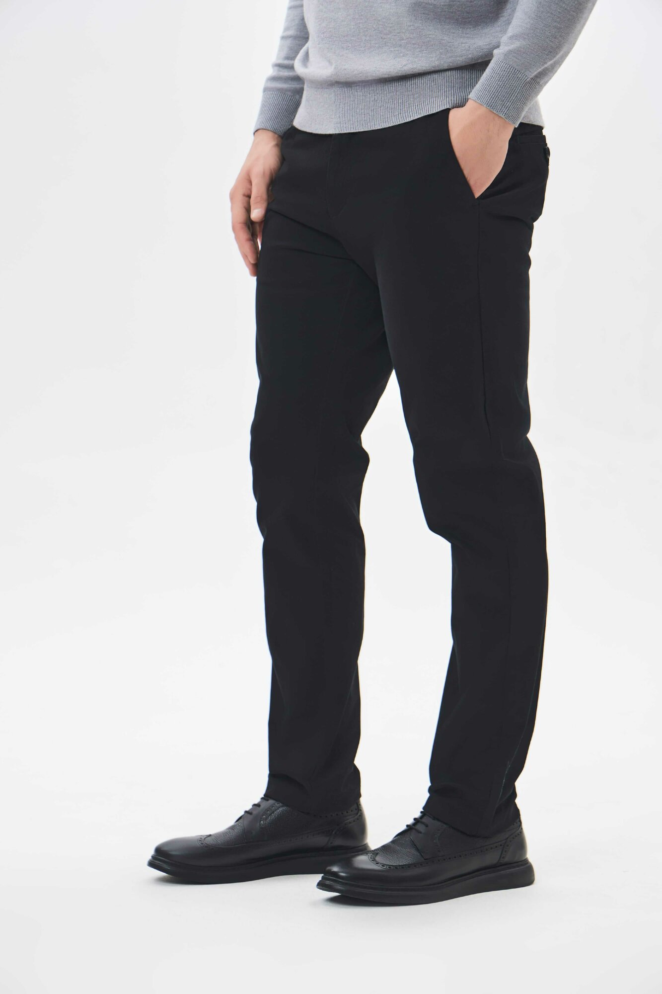 Брюки классические TERRA PRO, размер 34, black — фото 1