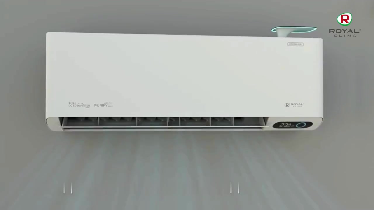 Cплит система инверторная (+бризер) на 36 м2 ROYAL FRESH STANDARD Full DC EU Inverter RCI-RFS35HN (Алиса, Wi-Fi опция) — фото 1