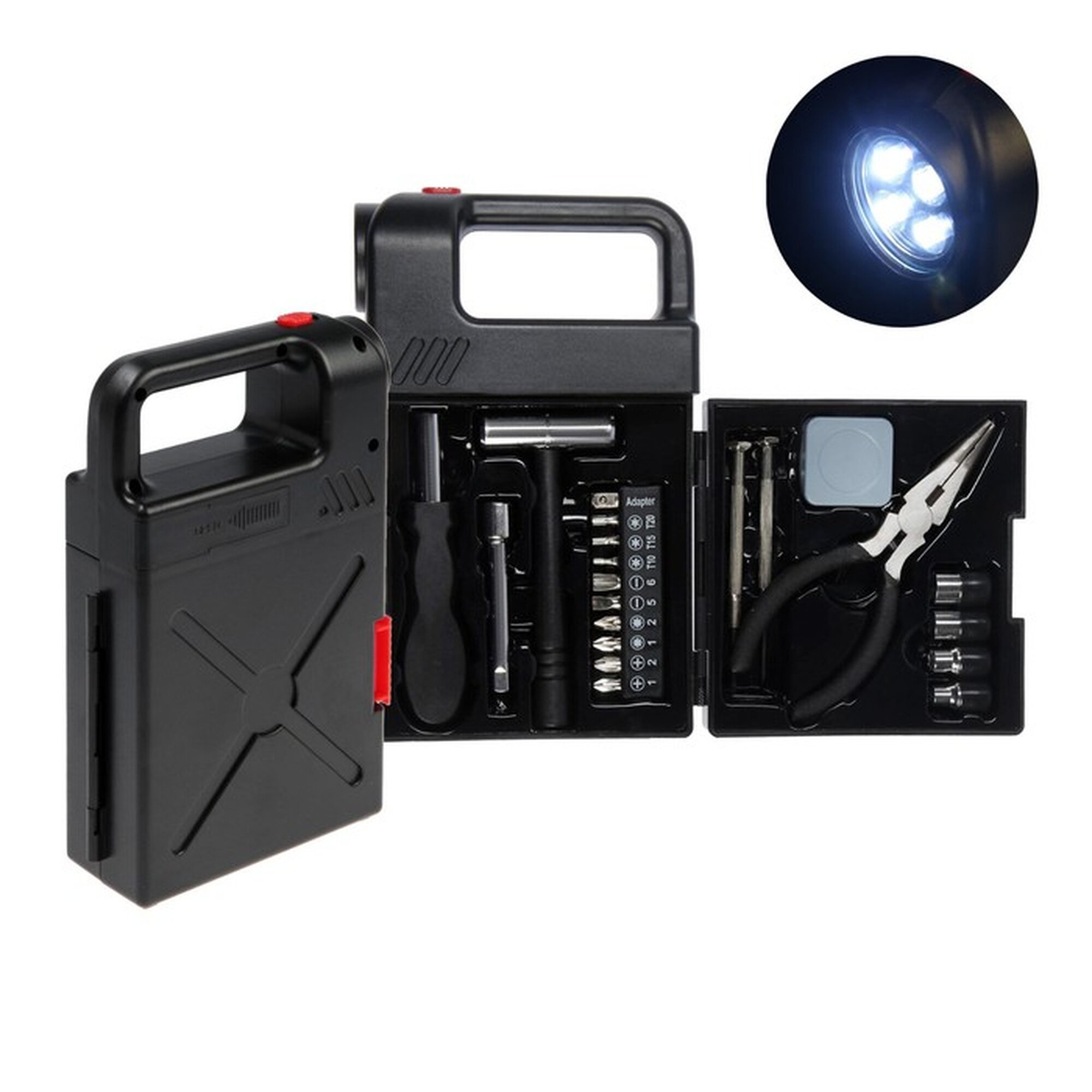 Набор инструментов тундра подарочный пластиковый кейс 