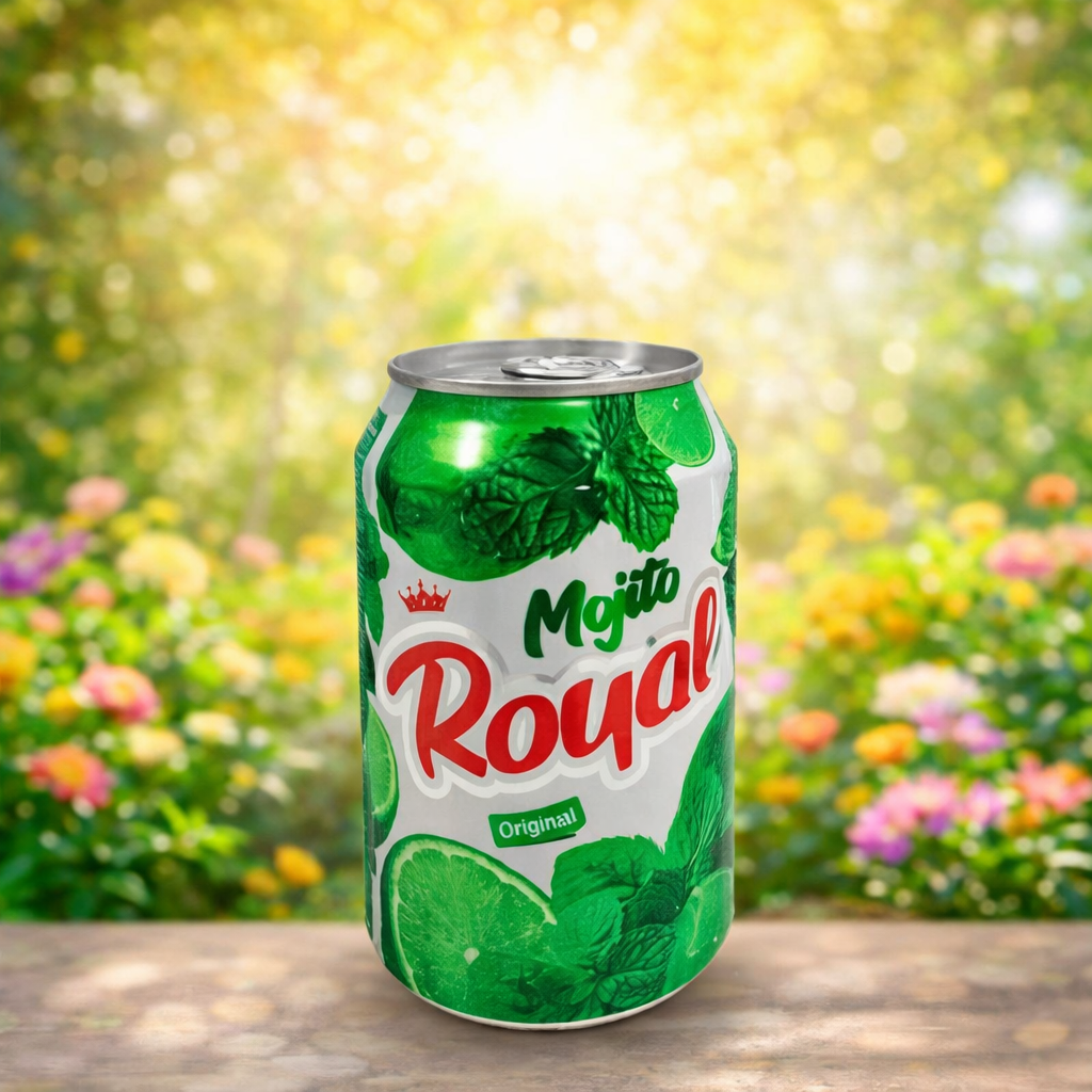 Напиток Royal Mojito, оригинальный, газированный, освежающий