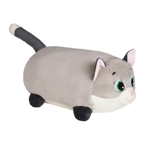 Мягкая игрушка Fancy Котик, 37 см, серый
