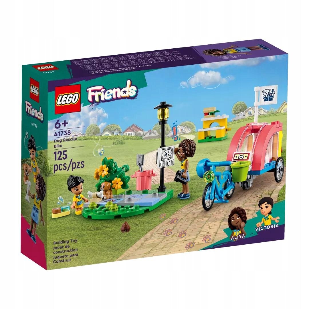 Конструктор LEGO Friends 41738 Dog rescue bike, 125 дет.