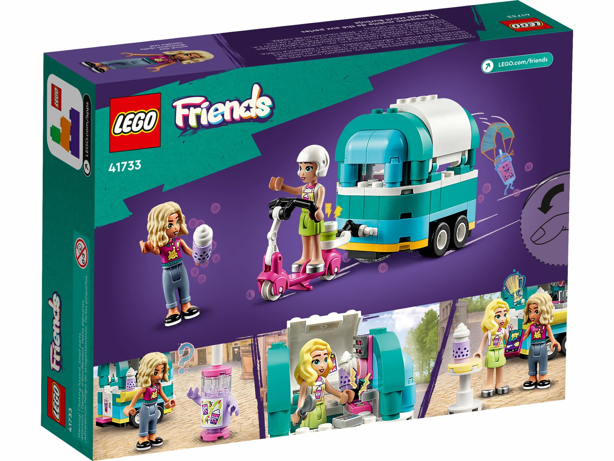 Конструктор LEGO Friends 41733 Mobile Bubble Tea Shop, 109 дет.