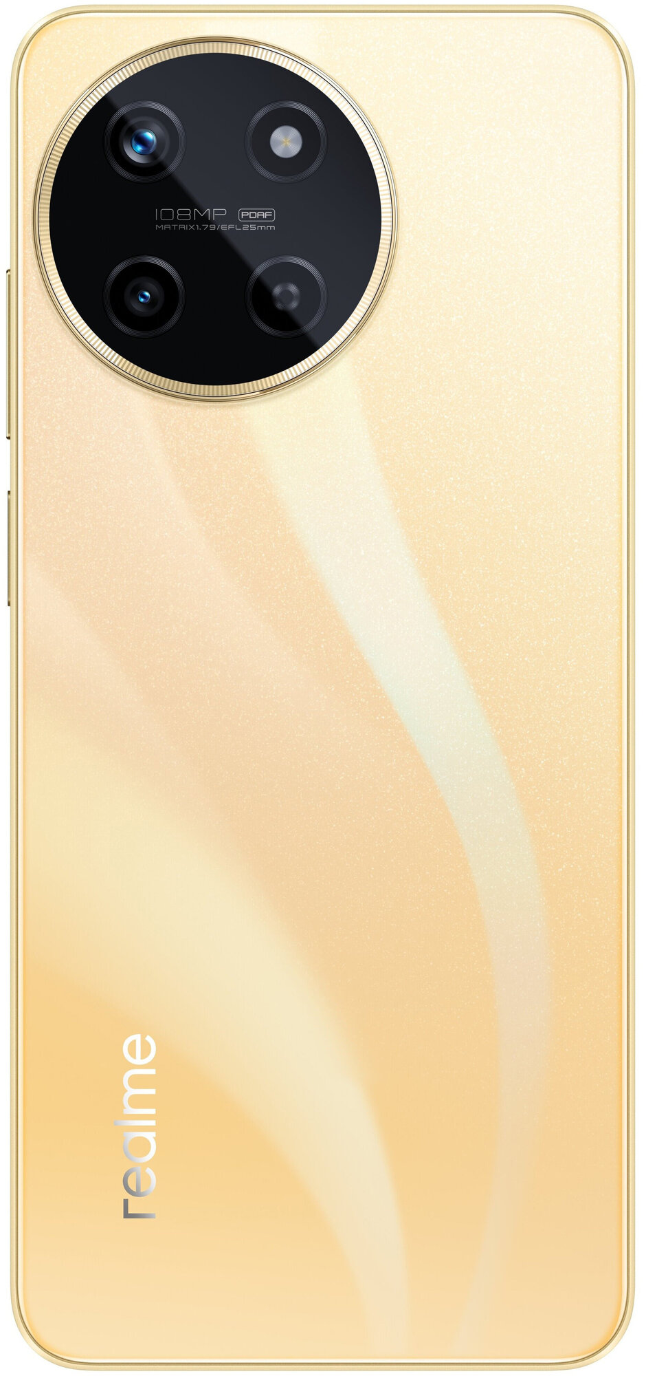 Смартфон Realme 11 8/256Gb Gold - фото №4