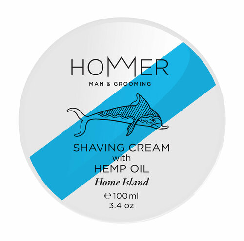 HOMMER Home Island Shaving Cream Крем для бритья муж, 100 мл