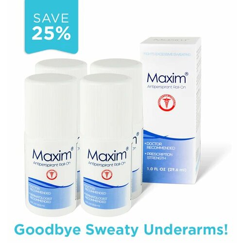 Антиперспирант MAXIM Original 15% (29,6 мл) 4 упаковки