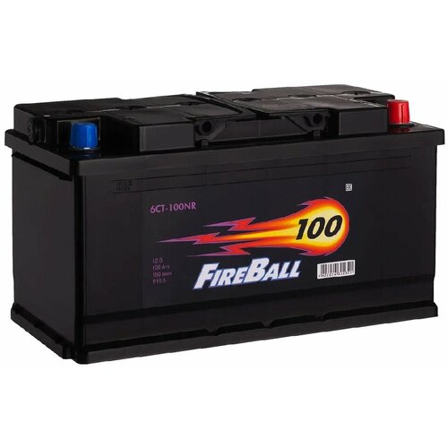 Аккумулятор автомобильный Fire Ball 100 А/ч 810 А обр. пол. Евро авто (353x175x190)