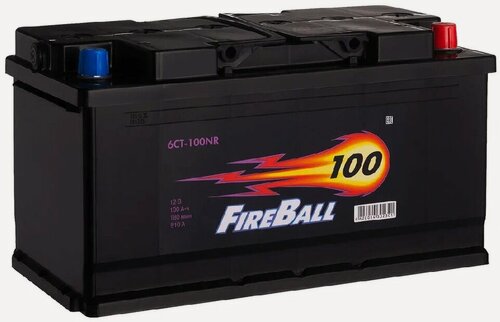 Изображение товара Аккумулятор автомобильный Fire Ball 100 А/ч 810 А обр. пол. Евро авто (353x175x190)