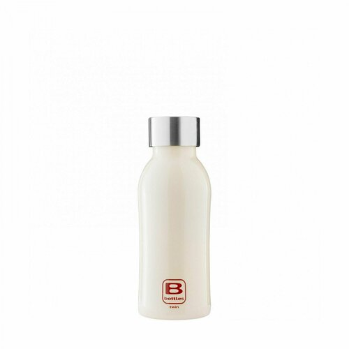 Термос Bugatti B Bottle Twin cream BBT-CU350IS две стальные вакуумные стенки, 350 мл, экологичные материалы