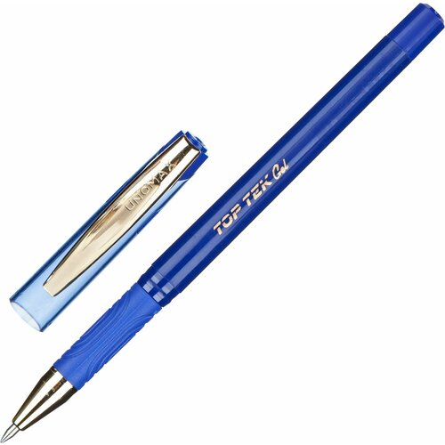 Ручка гелевая неавтомат. Unomax/Unimax TopTekGelGoldDC 0,5мм, син, манж