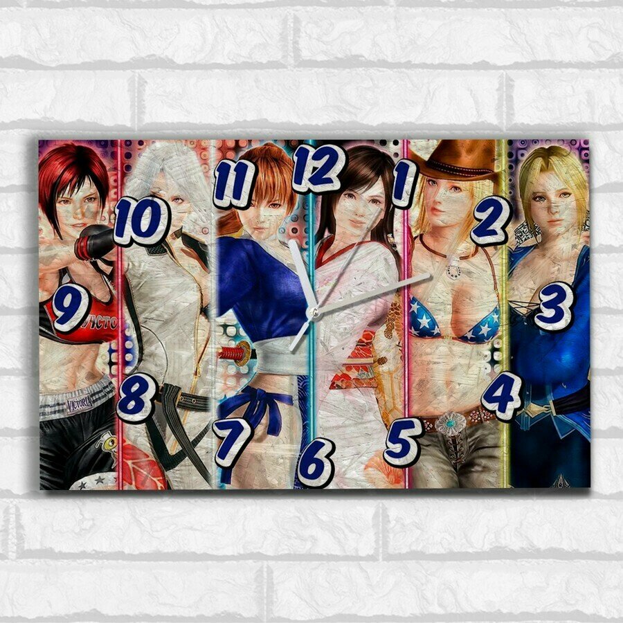 Настенные бесшумные часы ОСП, игра Dead Or Alive 5 - 397