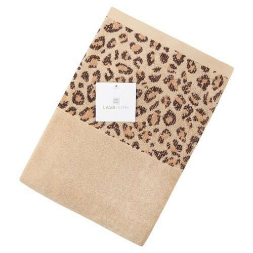 Полотенце банное 70 х 140 см Lasa Home Wild II карри