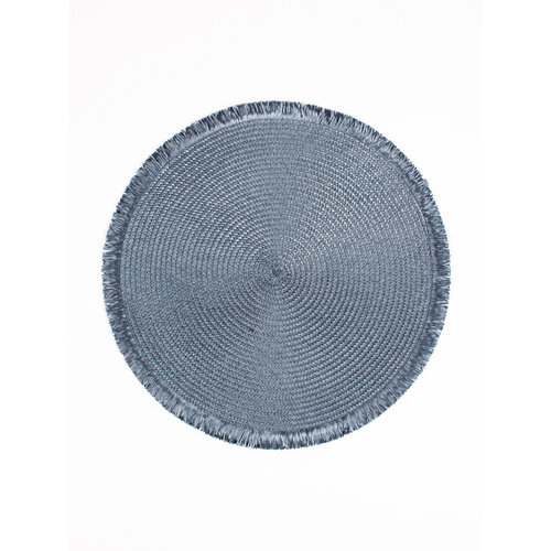 Салфетка сервировочная под столовые приборы круглая плейсмат на стол 38 Q Rival синяя 295₽
