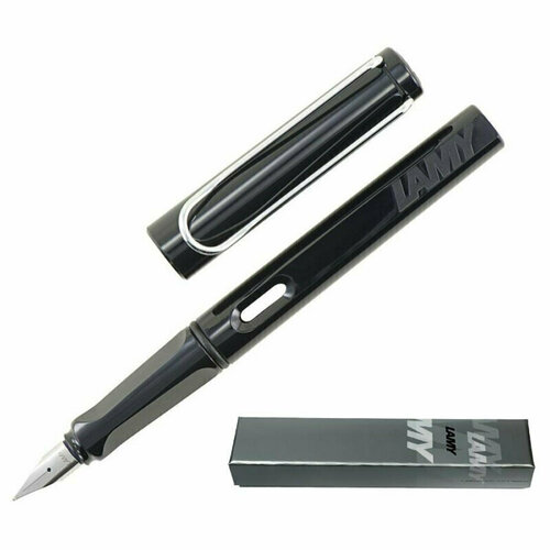 Ручка перьевая Lamy 019 safari, Черный, EF, 995533