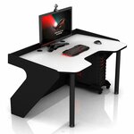Геймерские игровые столы и кресла Геймерский компьютерный стол DX Black Panther Белый - изображение