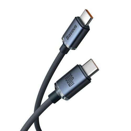 Кабель Type-C - Type-C Baseus 2 м аксессуар baseus crystal shine series usb type c usb type c 100w 2m blue cajy000703