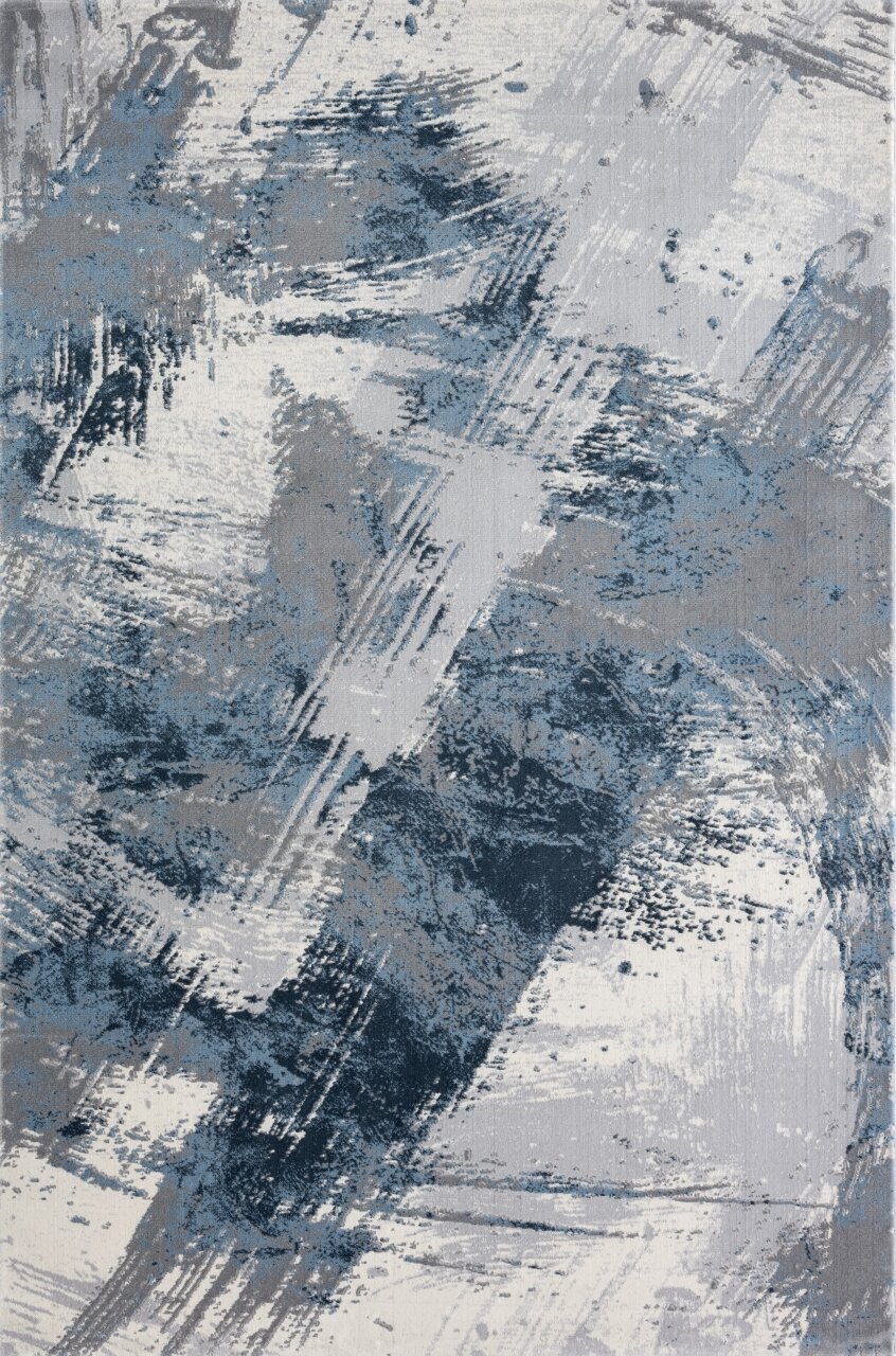 фото Ковер NENSI - Прямоугольник Синий, Современный, Ковер на пол, в гостиную, спальню, в ассортименте, Турция, Бельгия, Турция (78 см. на 150 см.)