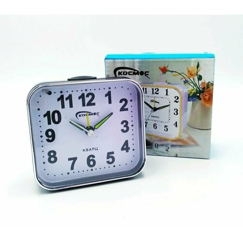 Будильник настольный электронный механический 764 Космос кварцевый громкий 536₽
