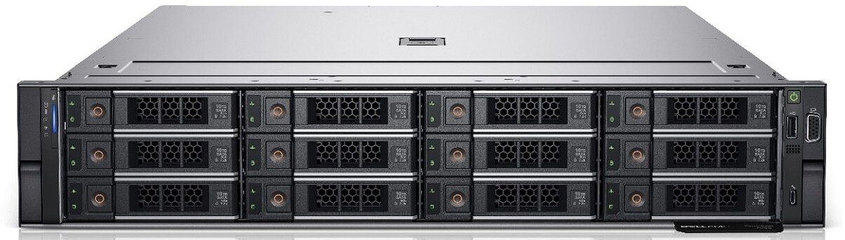 Dell PowerEdge R750 No CPU, No Memory, No HDD(up to 12x3.5"+4x2.5"), No PERC, Riser Conf 7 2xFH 2xLP, iDrac9 Enterprise 15G, Onboard Broadcom 5720 DP 1Gb LOM, No PSU, ReadyRails