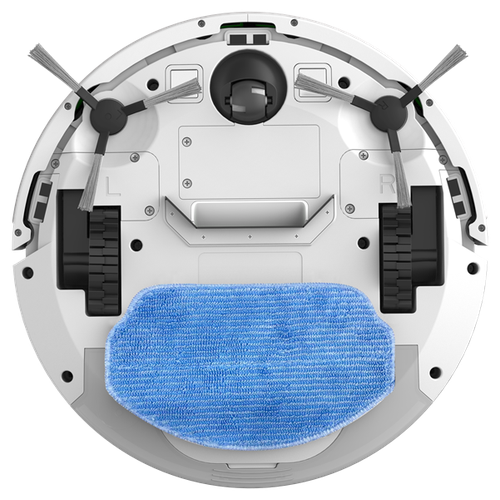 Робот-пылесос irbis bean 0121 2600 мач 28 вт белый Robot vacuum IRBIS Bean 0121 2600 mAh 28W white Incl charging stat power adapter remote AAA batt 2 nozzle cloth for wet water tank dust collector brushes 2 fitler 4 cleaning brush I 1134400₽