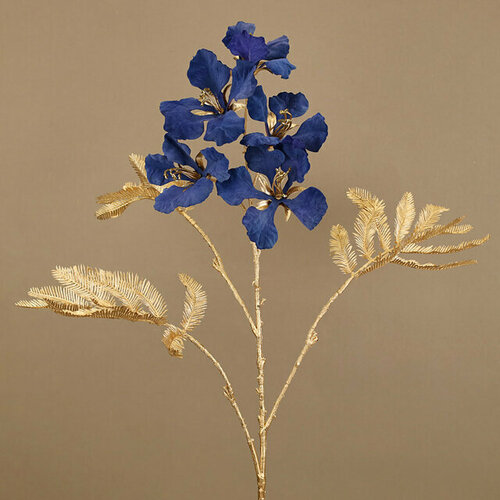 EDG Искусственная ветка Doretta 83 см сапфировая 215447,80 синий, голубой