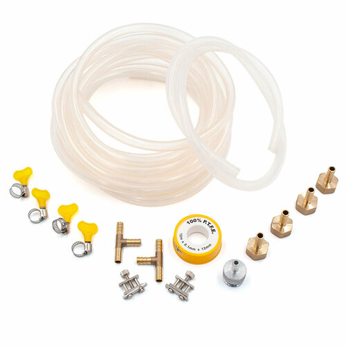 Комплект для подключения к воде, шланги ПВХ 10 мм