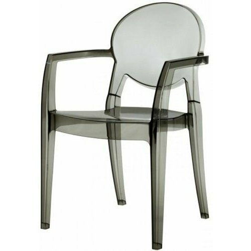 Кресло прозрачное ReeHouse Igloo Серый стул reehouse igloo прозрачный серый