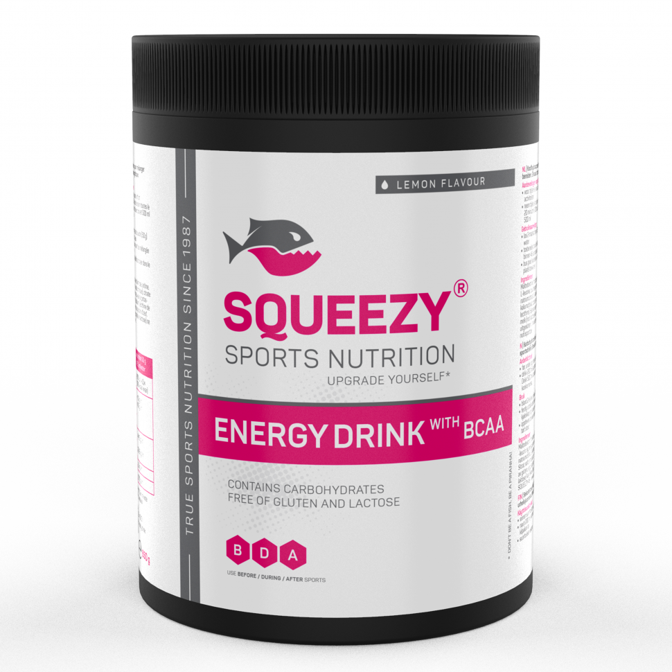 Изотоник с BCAA Energy Drink SQUEEZY 650 гр (Лимон)