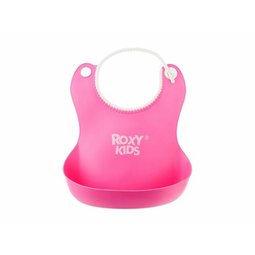 Roxy Kids Нагрудник мягкий на застёжке (цвет розовый)