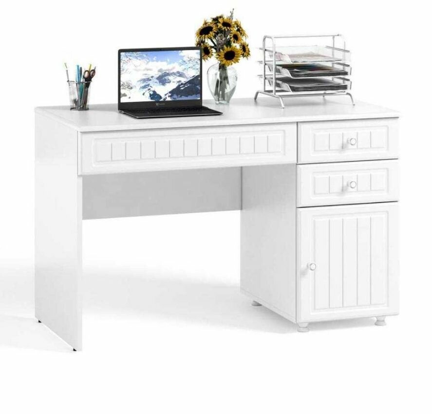 фото Стол письменный Катрин-К МН-15 Монако Белое дерево