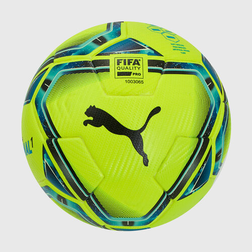 фото Футбольный мяч puma final 1 quality pro 08323603, р-р 5, салатовый