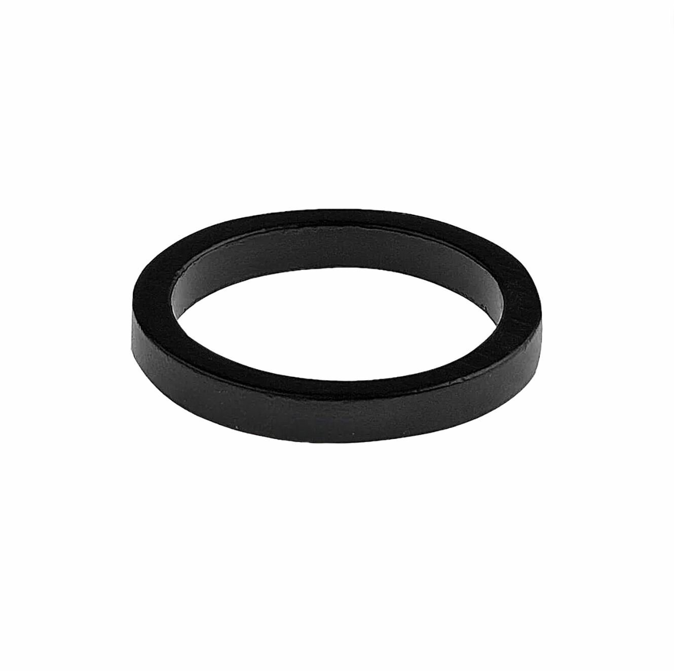 Проставочное кольцо 1-1/8"5mm Kenli. Кольцо регулировочное KL-4021A высота 5 мм, внутр. диаметр 28,6 мм, алюминиевое, чёрное — фото 1