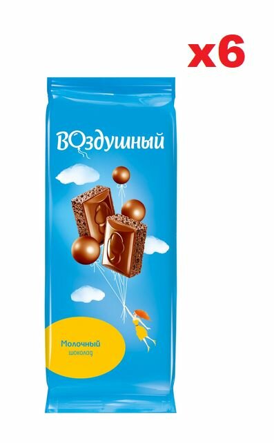 фото Шоколад Воздушный молочный пористый