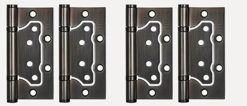 Изображение товара Петля универсальная без врезки PUNTO IN4200W GR графит (200-2B 100x2,5) (комплект 4 штуки)