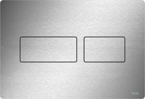 TECE solid панель смыва с двумя клавишами, металлическая, 9240430 (сатин)