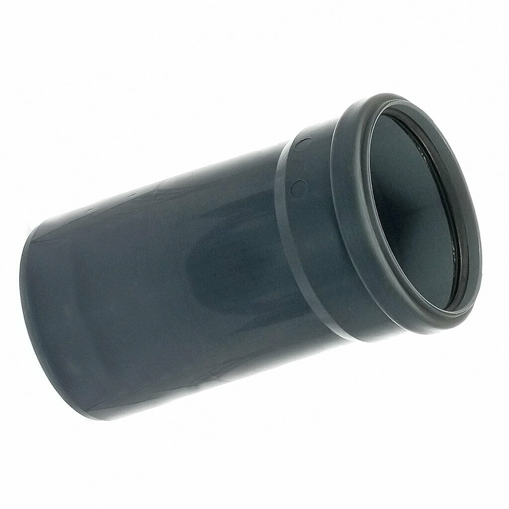 Труба канализационная внутренняя диаметр 110х1500х2.7 мм полипропилен Нотапласт серая