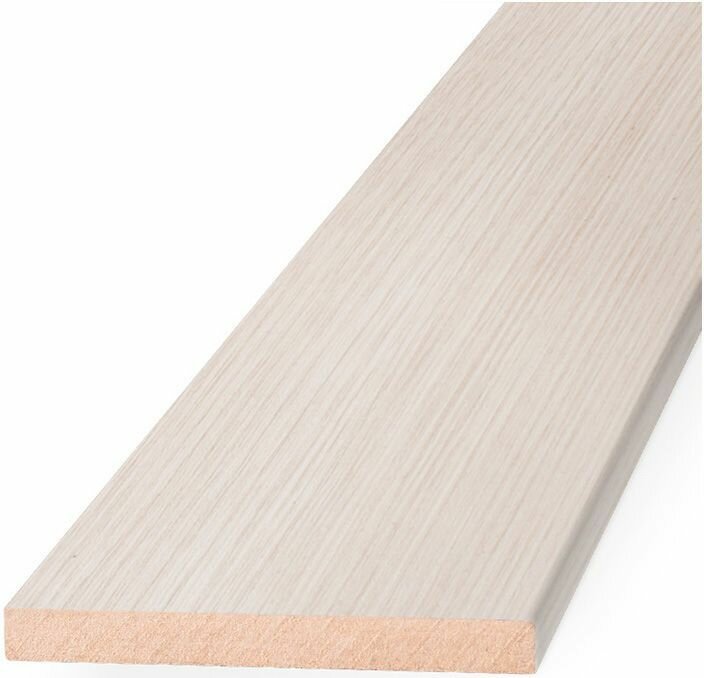 фото Олови добор 2200х120х10мм экошпон Дуб белый / OLOVI добор 2200х120х10мм экошпон Дуб белый