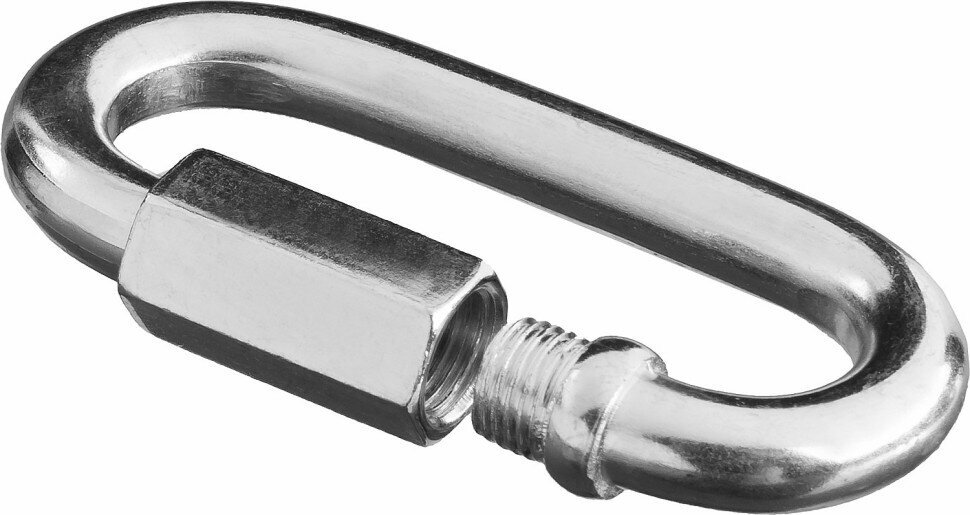 ЗУБР Карабин винтовой с муфтой 3мм 50 шт оцинкованный ЗУБР ( 4-304535-03 )