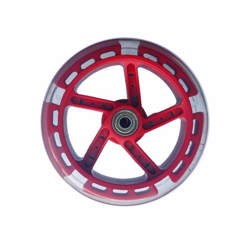 Колесо Sportsbaby Светящееся колесо для самоката Sportsbaby 145FL/30 мм красный