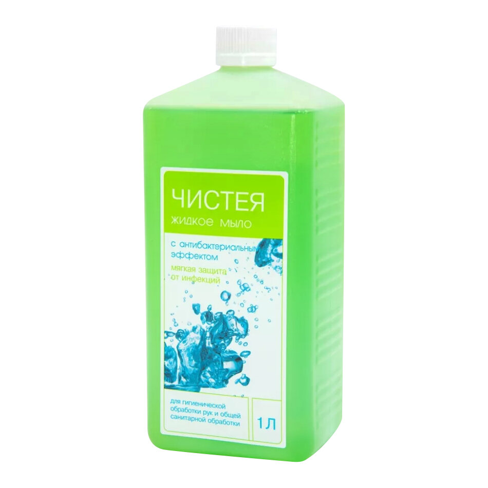 фото Чистея жидкое мыло антибактериальное 1 л