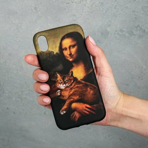 Чехол для телефона iPhone XR Мона Лиза, 7.6 x 15.1 см чехол для телефона iphone xr леопард 7 6 x 15 1 см