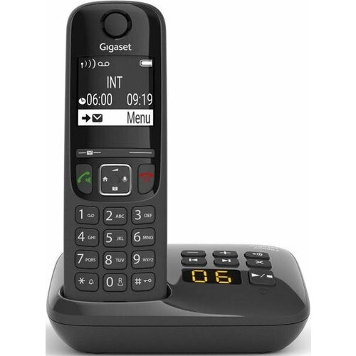 Р/Телефон Dect Gigaset AS690 RUS SYS черный АОН