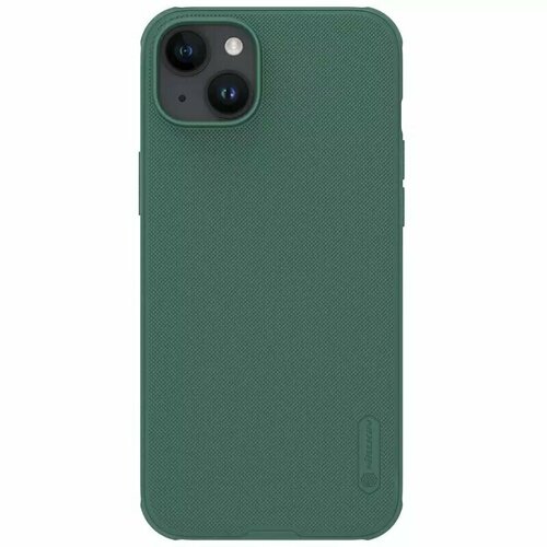 Накладка Nillkin Frosted Shield Pro пластиковая для iPhone 15 Plus Green (зеленая) накладка nillkin frosted shield пластиковая для nokia 7 plus gold золотистая