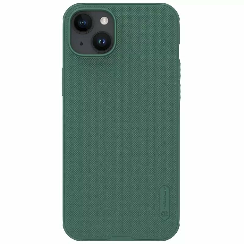 Накладка Nillkin Frosted Shield Pro пластиковая для iPhone 15 Plus Green (зеленая)