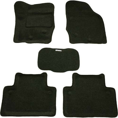 фото Коврики в салон 3D ворс Volvo XC 90 / Вольво ИксЦ 90 2002-2014 темно-серый BORATEX (BRTX-1112)