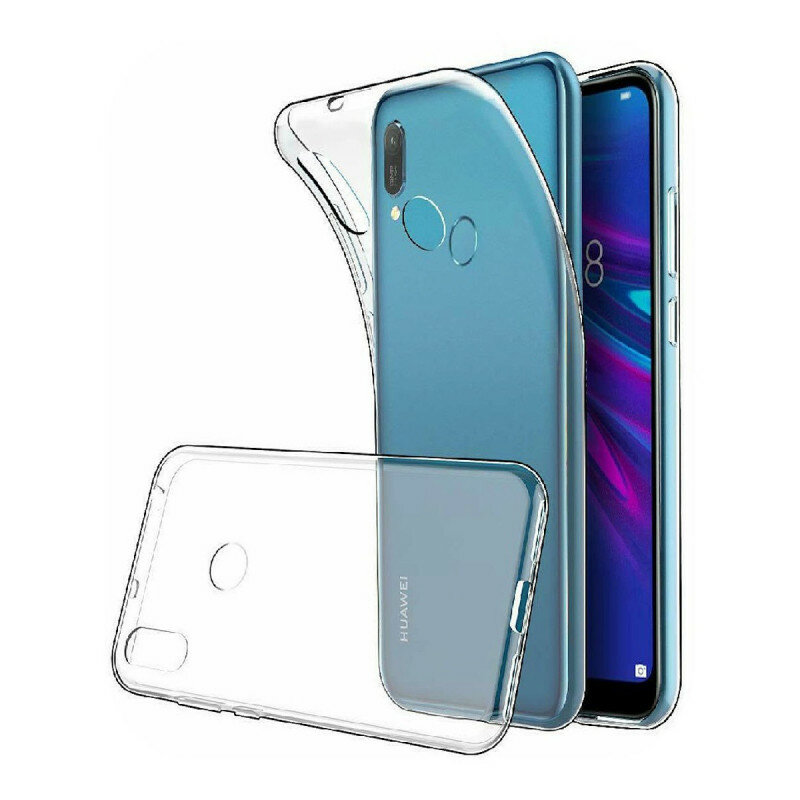 Силиконовый прозрачный чехол для телефона смартфона Huawei Y6 (2019)/Honor 8A/Honor 8A PRO/Y6s (2019)
