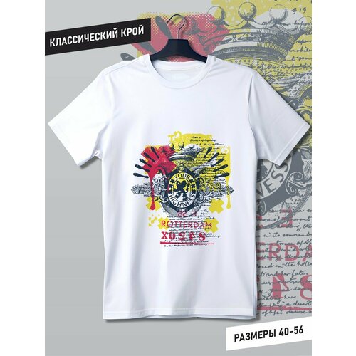 фото Футболка, размер l, белый будь на стиле